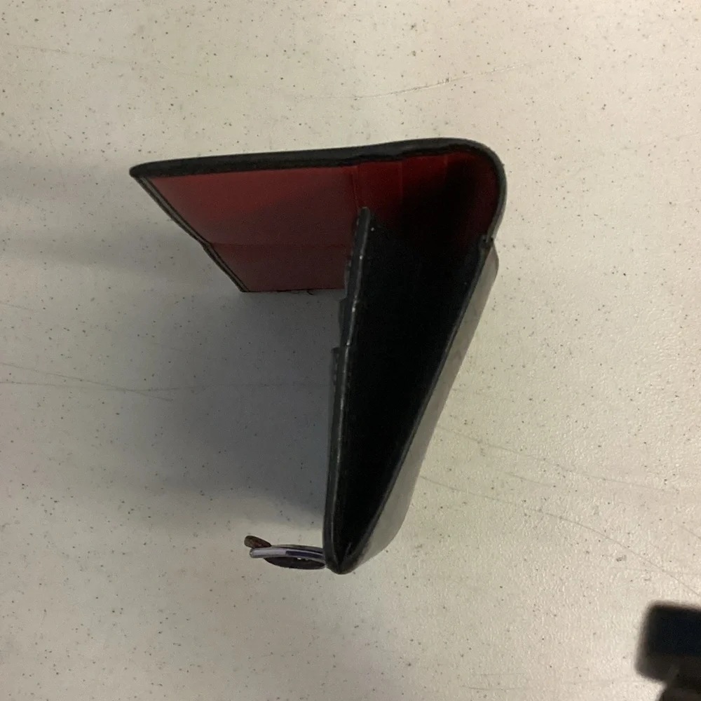 Coach Vintage Black Leather Wallet with Silver Clasp - Picture 5 of 16